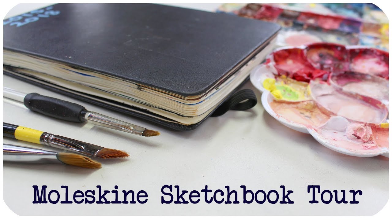 Watercolour Moleskine Sketchbook Tour!