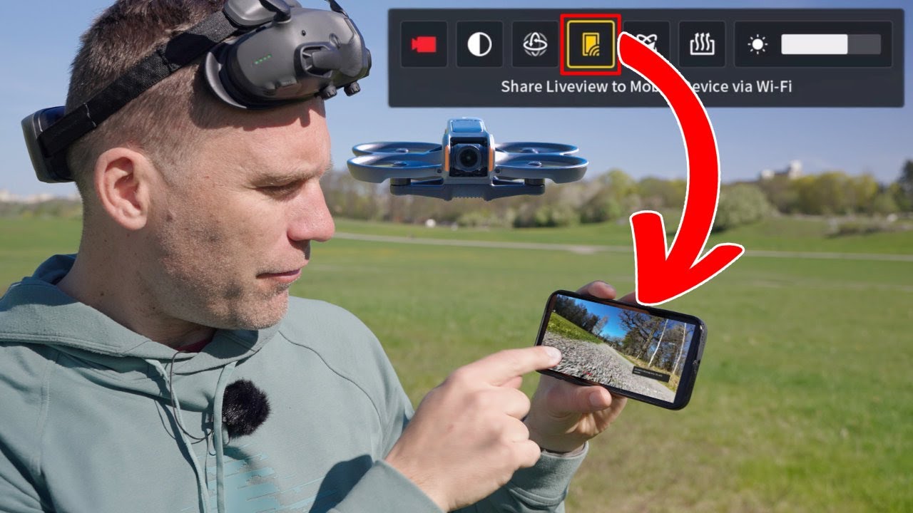 Show Off Your FPV Skills - Share Live View to Your Phone