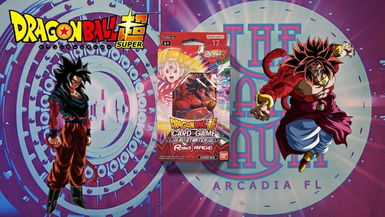 Dragon Ball Super Zenkai Starter Deck 17 Red Rage Opening+
