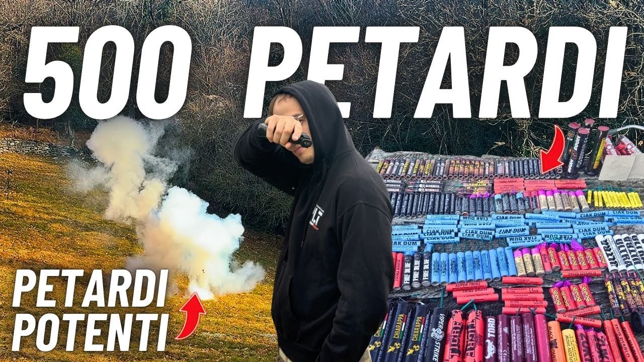 Spariamo i BOTTI di CAPODANNO 2025 in MONTAGNA pi&ugrave; di 500 PETARDI, Mega Stelle e PETARDI POLACCHI!