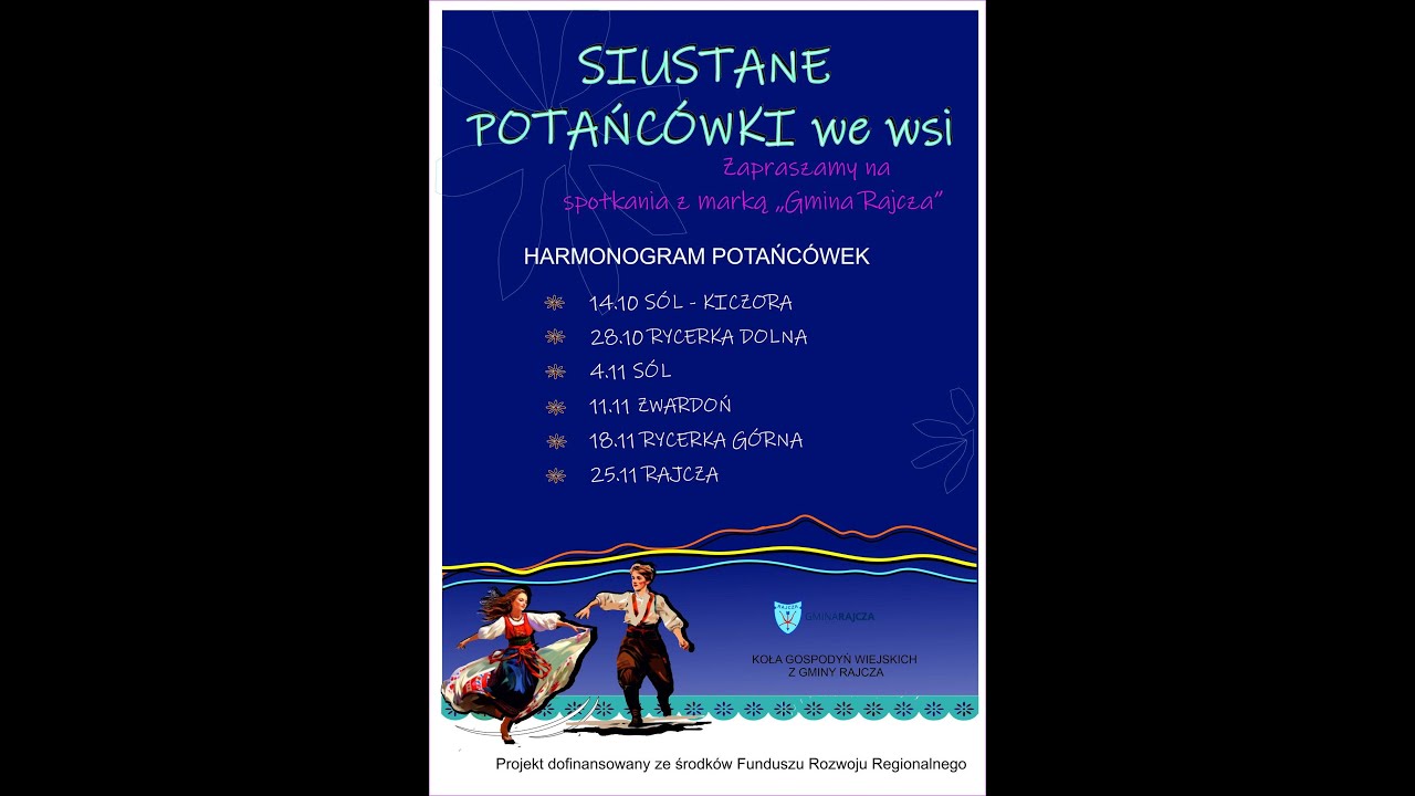 Siustane potańcówki we wsiach - gmina Rajcza