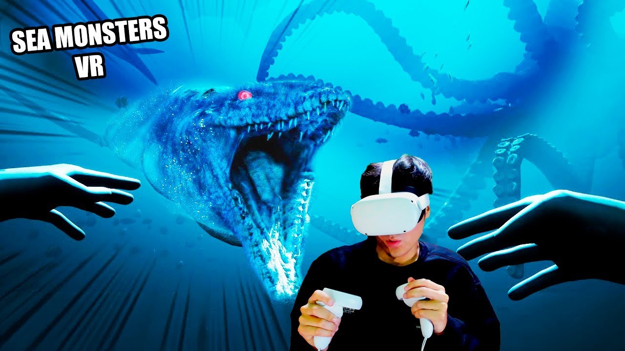 Me ENFRENTO a BESTIAS MARINAS en REALIDAD VIRTUAL | JehxTp