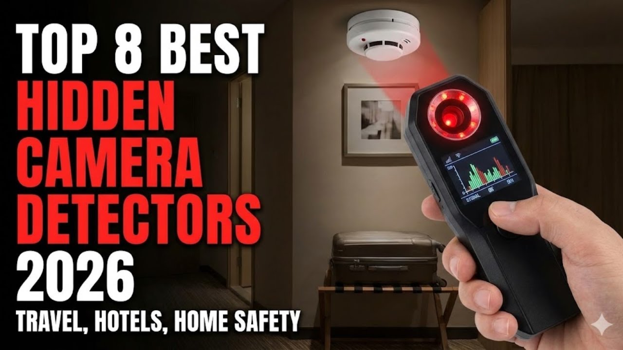 Top 8 Best Hidden Camera Detectors on Amazon 2026 | Travel ,Hotels, Home Safety