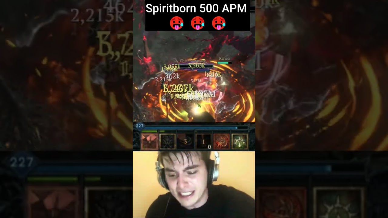 Spiritborn vs Pulverize Druid gameplay 😂😂 in Diablo4 Season 9  #diablo4 #gaming #diablo