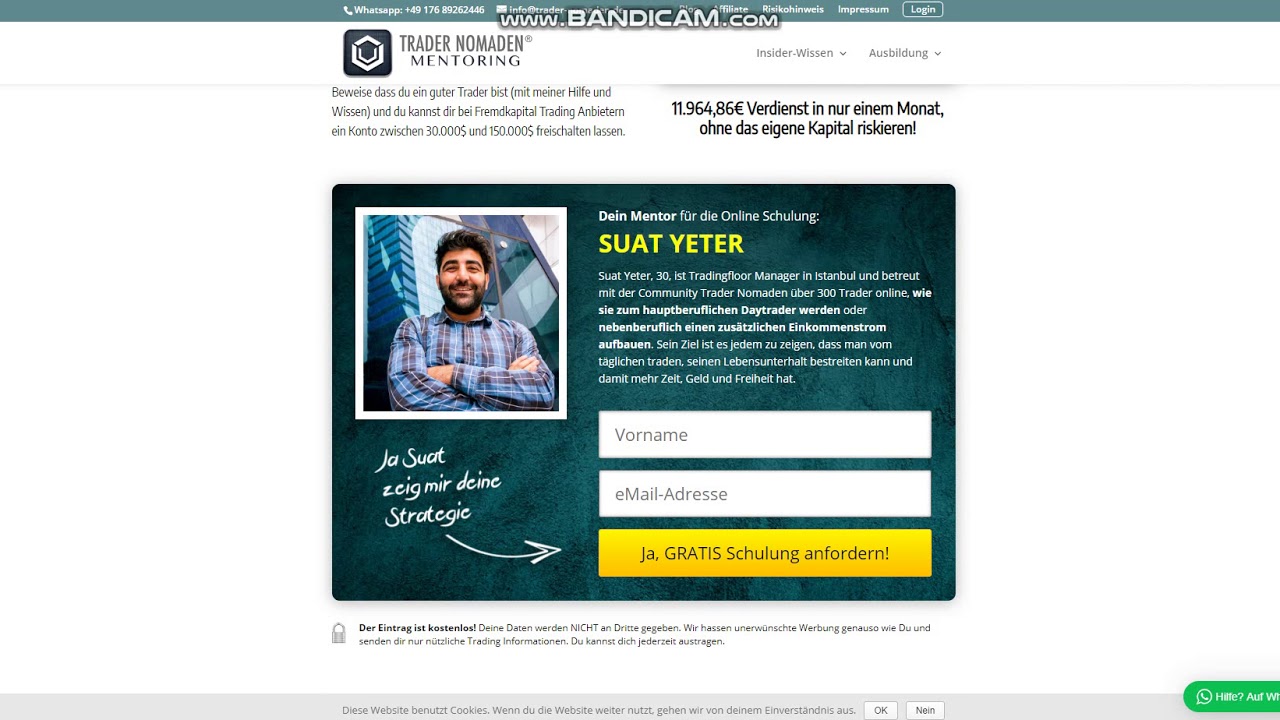 TRADER NOMADEN SUAT YETER ERFAHRUNGEN REVIEW