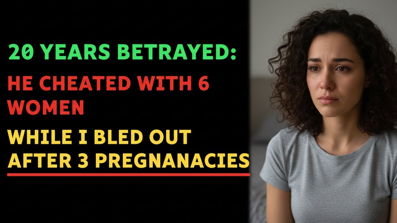20 Years Betrayed: He Cheated With 6 Women While I Bled Out After 3 Pregnancies
