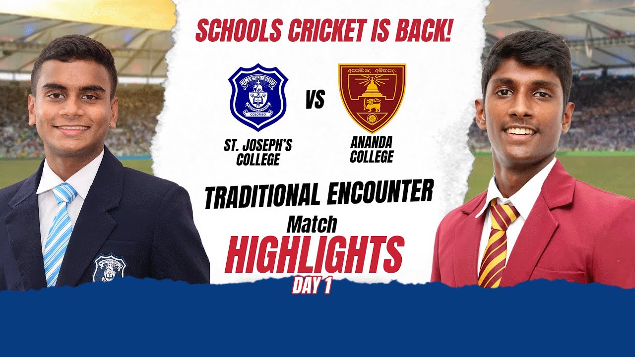 Highlights - St. Joseph's College vs Ananda College | U19 Traditional Cricket Encounter 2023 - Day 1