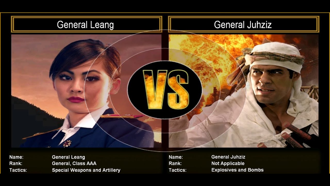 Command & Conquer Generals: ShockWave - Испытание: Генерал Леанг против Генерала Джузиза