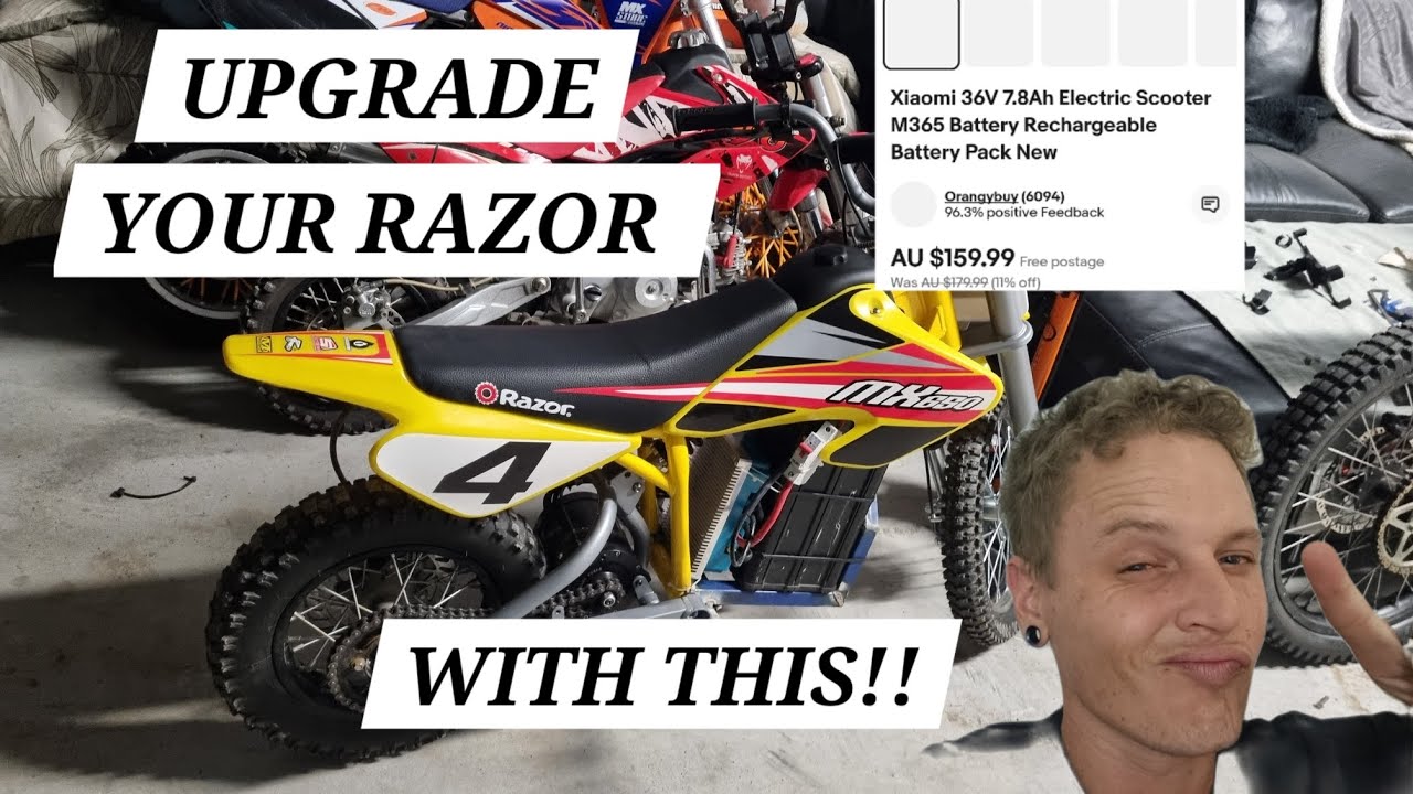 Lithium Upgrade: Razor MX650 & MX500 Cheap Upgrades for your Electric Dirtbike