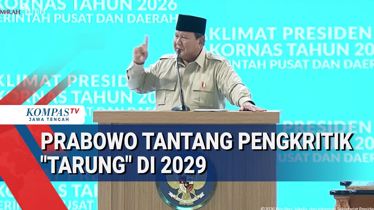 Prabowo Tantang Pengkritik 