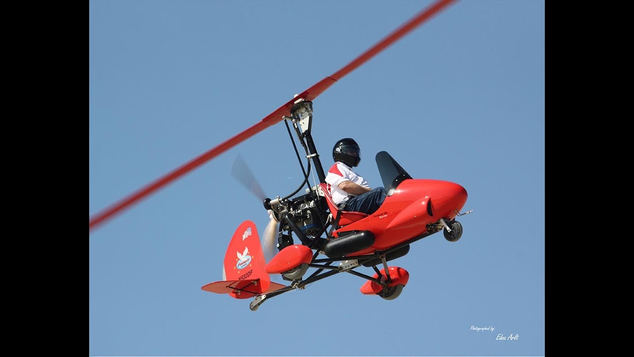 Air Command Gyroplane with Dennis Fetters Hot-Dogging