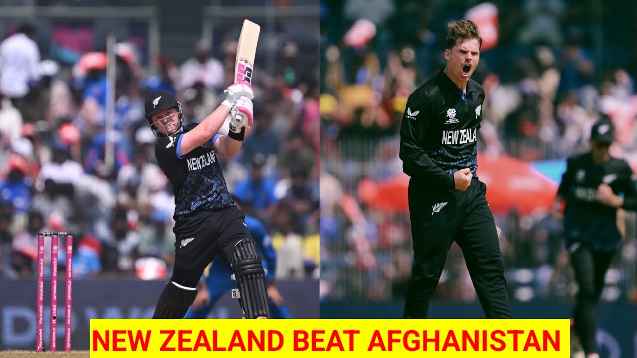 New Zealand Beats Afghanistan By 5 Wickets | Tim Seifert & Glenn Phillips Heroice 😍