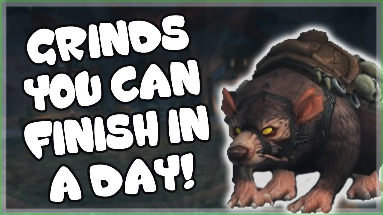 Grinds That Give a Guaranteed Mount You Can Finish in One Day and How to Get Them
