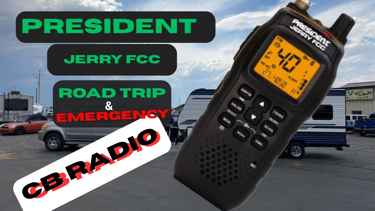 President JERRY FCC Handheld CB Radio (DETAILED OVERVIEW)