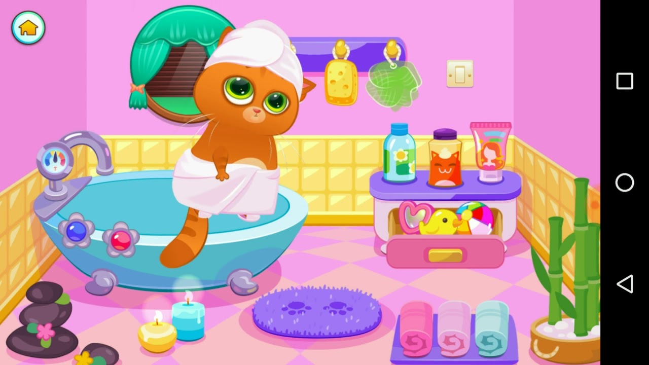 Luisa levou o gatinho BUBBU no Salão de Beleza - My Virtual Pet Gameplay (parte 5)