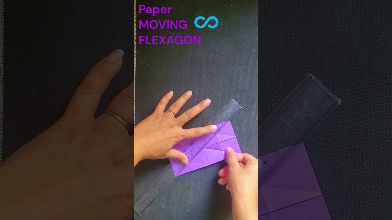 How To Make MOVING FLEXAGON from paper | Infinity Toy | #origami #flexagon #tricolor #funtoys