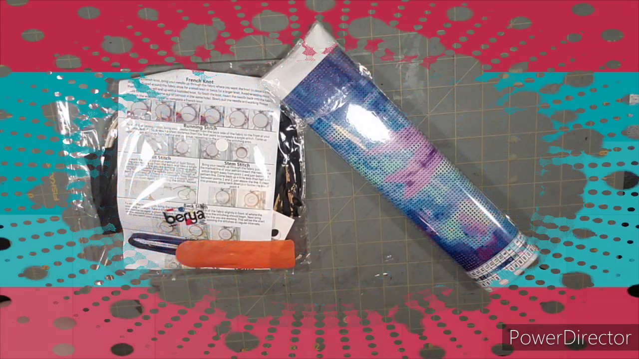 Unboxing Diamond Painting and Embroidery kit