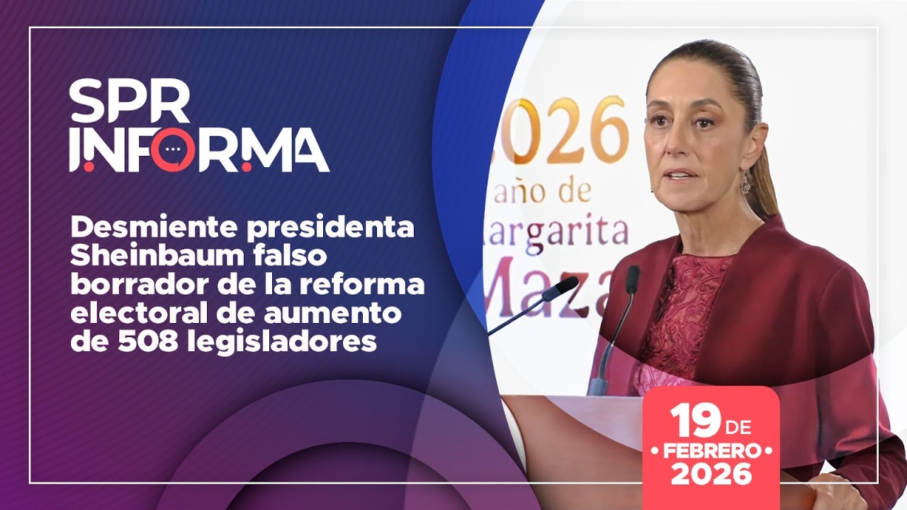 Desmiente presidenta Sheinbaum falso borrador de la reforma electoral de aumento de 508 legisladores