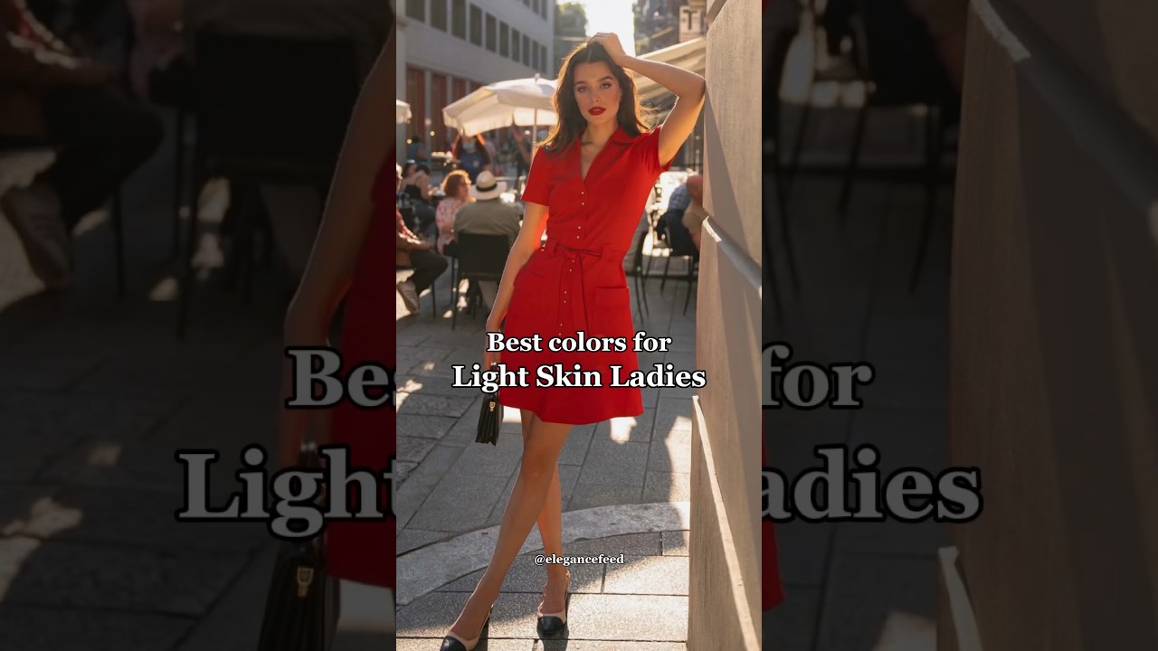 Best colors for light or pale skin ladies