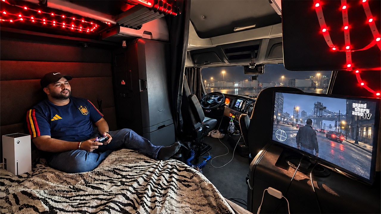A Relaxing Day in My Life as an Overnight Trucker