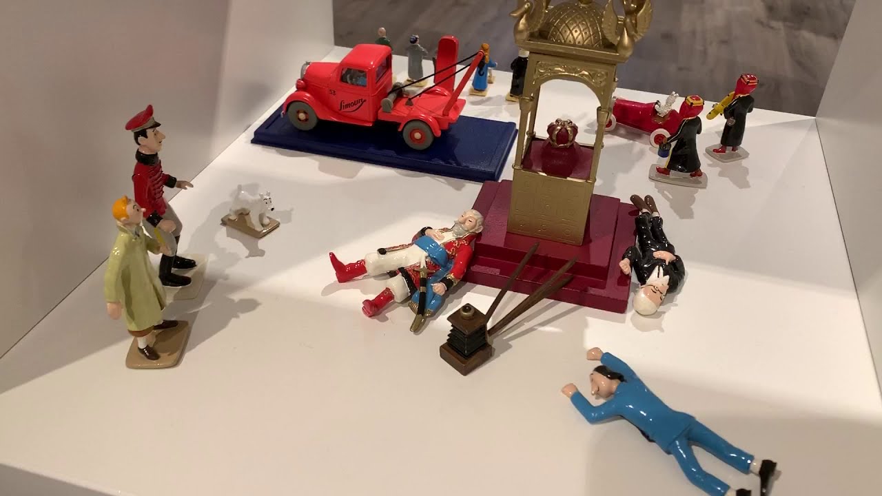ChezCassine#2 : visite boutique Tintin & le Chat de Philippe Geluck à Waterloo Jeanmichel & Ornella