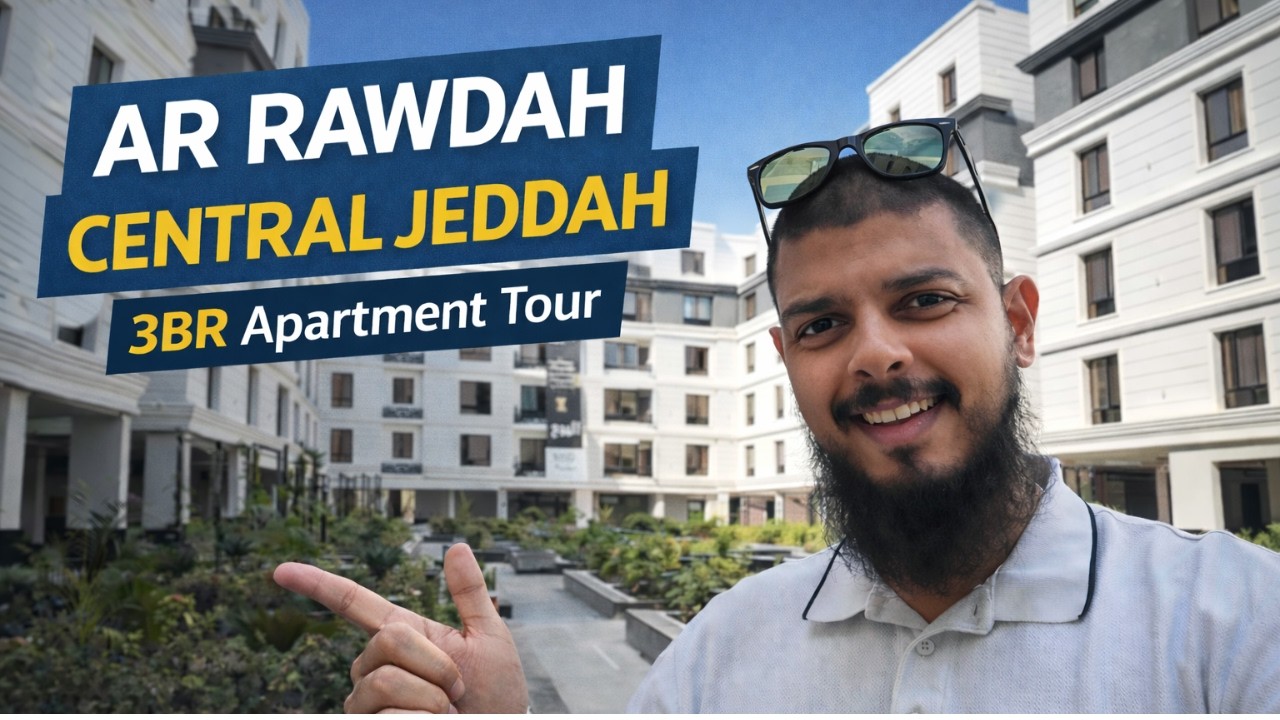 Видеообзор 3-комнатной квартиры в центре Джидды 🇸🇦 | Экскурсия по жилому комплексу и пентхаусу