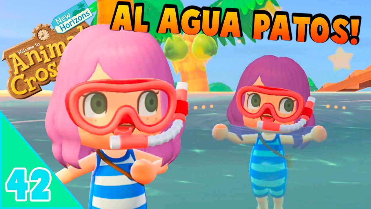 🏝️ HA LLEGADO LA HORA DEL CHAPUZÓN!🌊 - ANIMAL CROSSING NEW HORIZONS - # 42