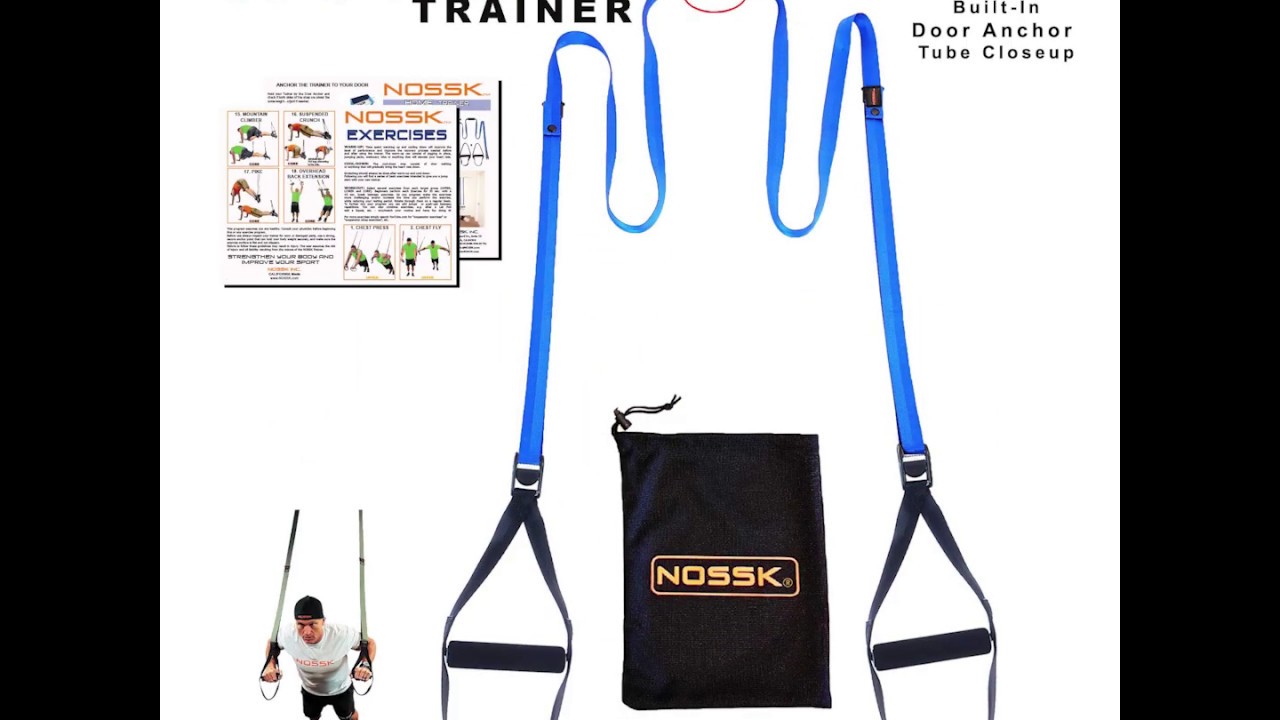 THE NOSSK HOME SUSPENSION FITNESS BODYWEIGHT STRAP TRAINER IS BACK - Perfect for home workouts!
