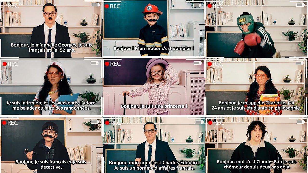 SE PRÉSENTER EN FRANÇAIS