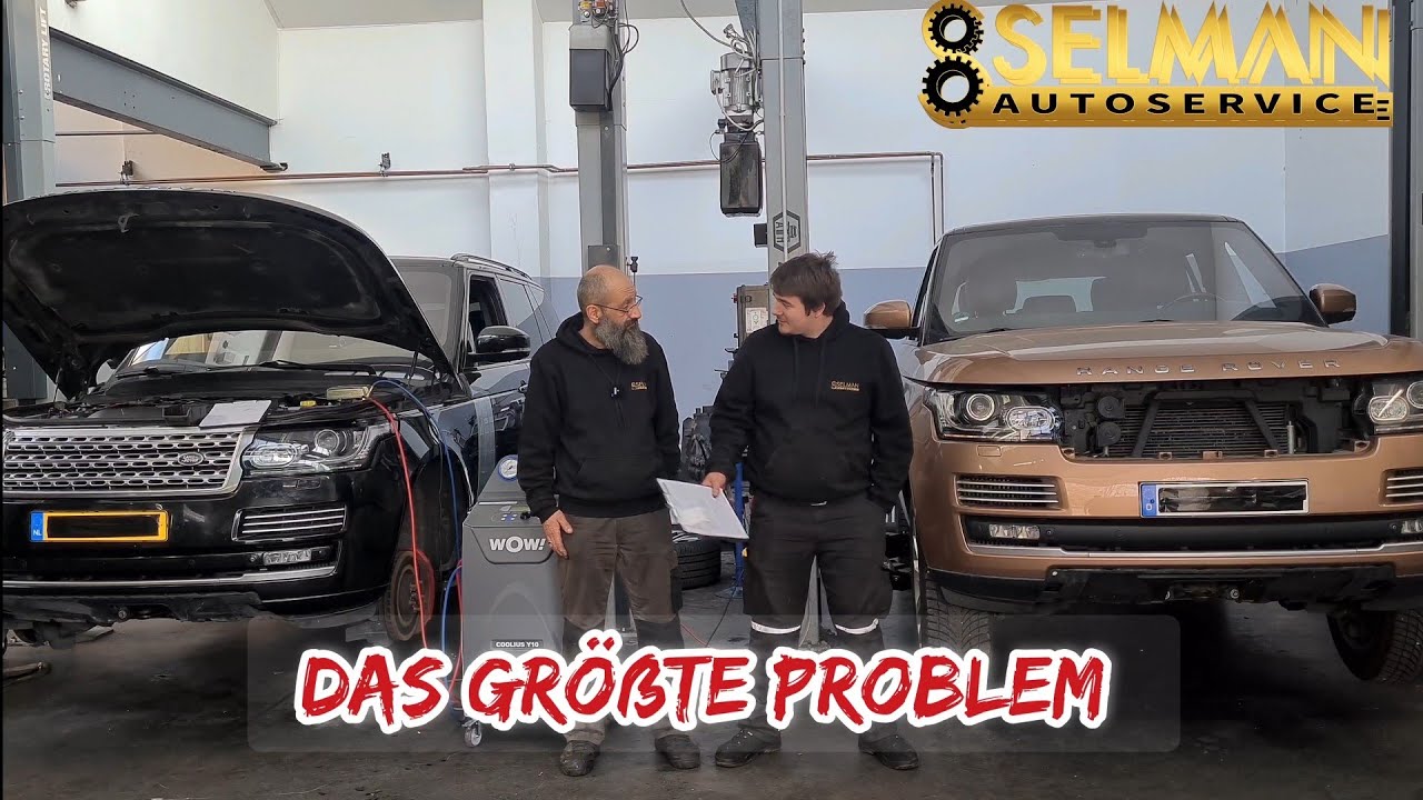 Das kann jedem passieren.  Range Rover 4.4 V8 448DT V8 Motor neu Aufbau