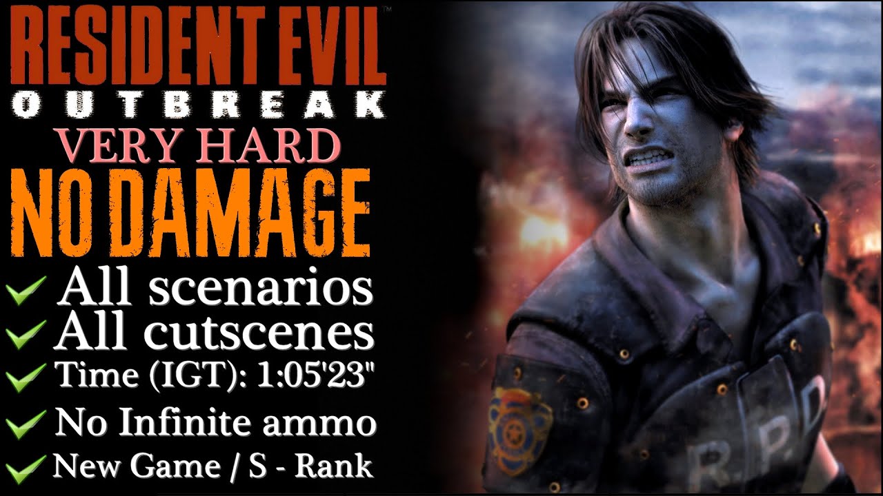 【RE:Outbreak】NO DAMAGE/Very Hard/S-Rank - FULL GAME