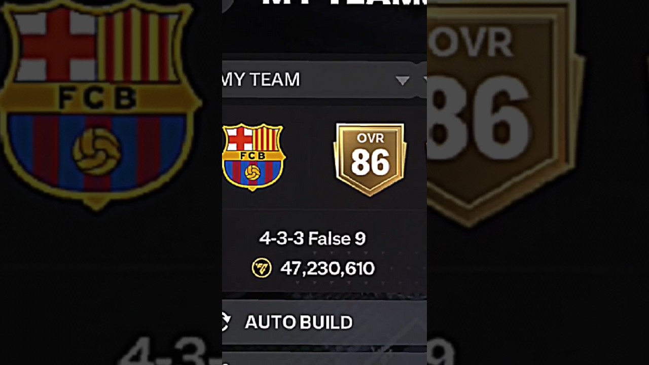 86 OVR Team 🔥  #fifamobile