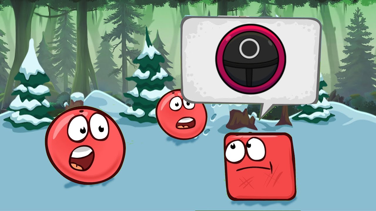 Red Ball Animation | Squid Game Ball Vs 100 Ninja Box In The Jungle Ep 6