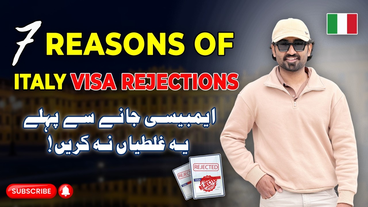 Italy Visa Rejection 2026 Explained | 7 Common Reasons Applications Get Rejected