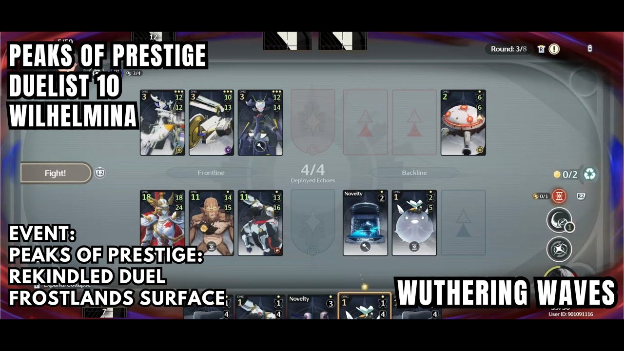 [Wuthering Waves Event] Peaks Of Prestige: Rekindled Duel - Duelist 10 - Wilhelmina Solution How To