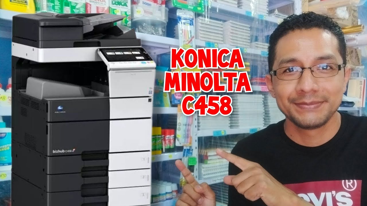 Unboxing y primeras pruebas Konica Minolta C458 | impresora láser a color👏.