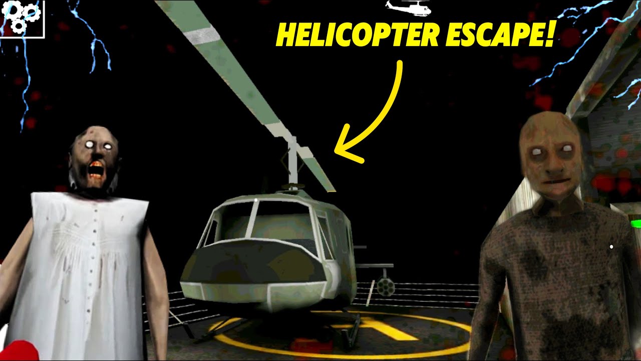 HELICOPTER ESCAPE FROM GRANNNY'S HOUSE | GRANNY CHAPTER 2