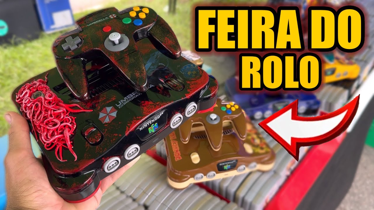 VIDEO GAMES EXCLUSIVOS na FEIRA DO ROLO