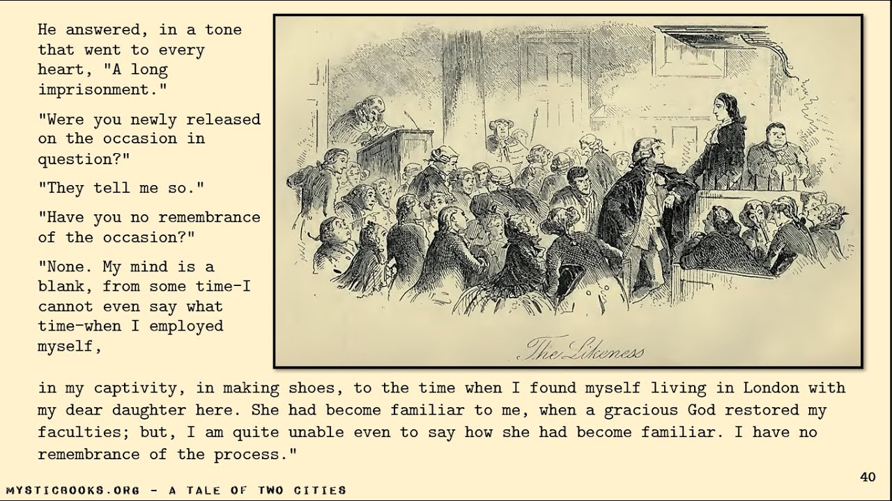 A Tale Of Two Cities Audiobook of book 2 | The Golden Thread with Text & Illustrations