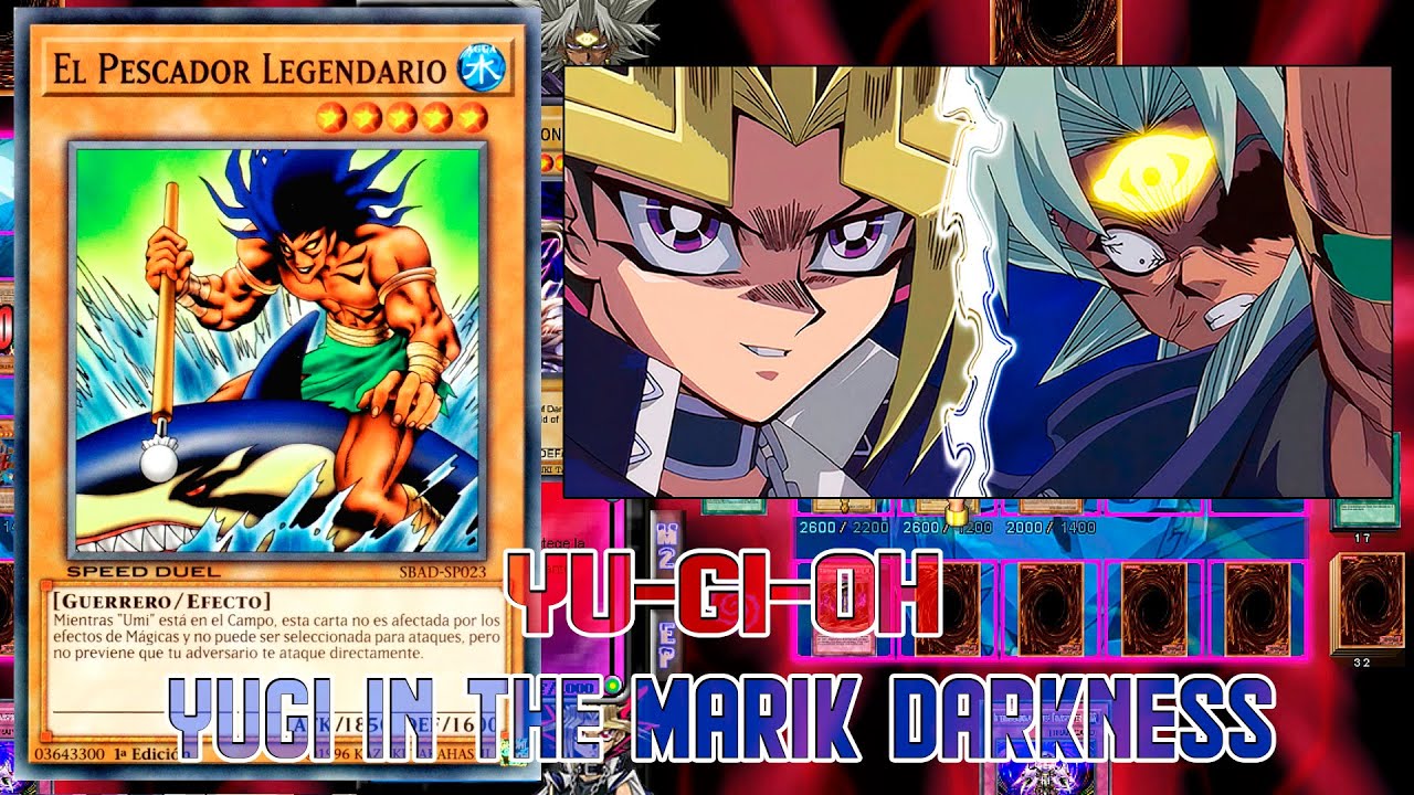 YUGI CON MONSTRUOS TIPO PEZ HACE SUDAR FRIO A MARIK | YGO! Power of Chaos Yugi in The Marik Darkness