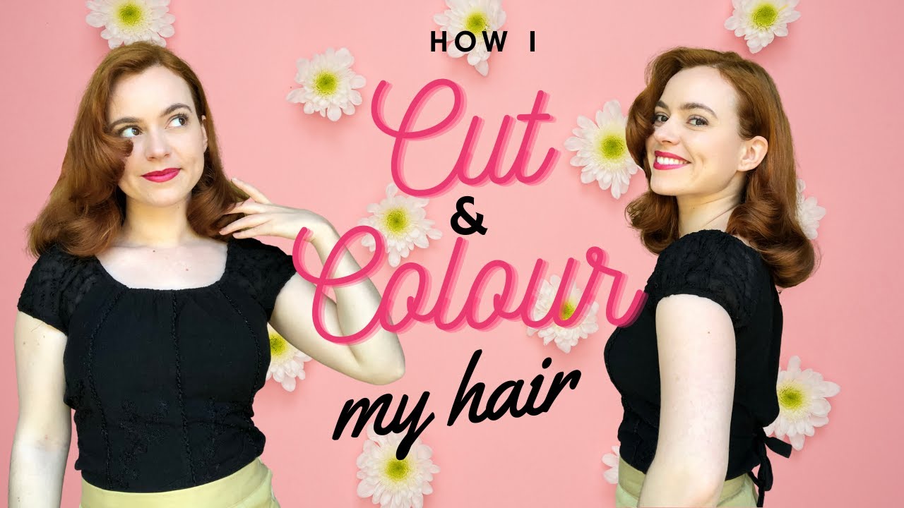 How I Cut & Colour My Hair at Home | Vintage Style