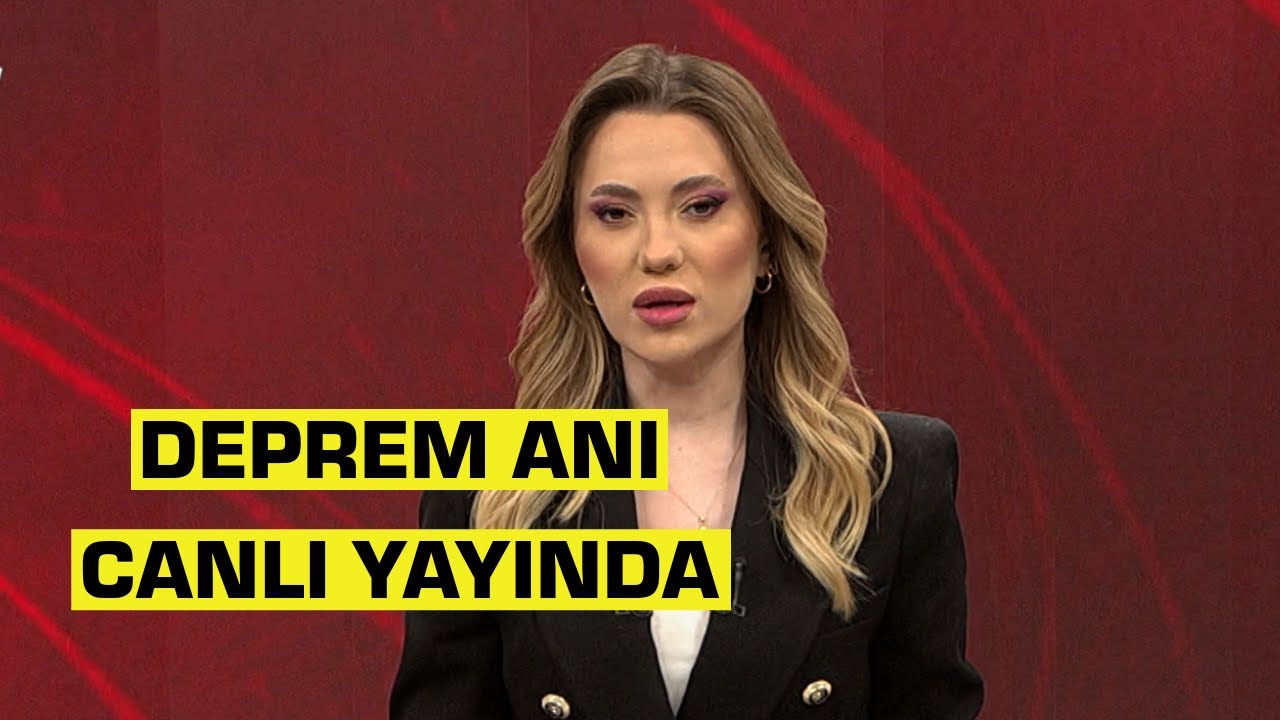 SON DAKİKA... Flash Haber TV Spikeri Şevval Şirin Canlı Yayında Depreme Yakalandı #flashhaber