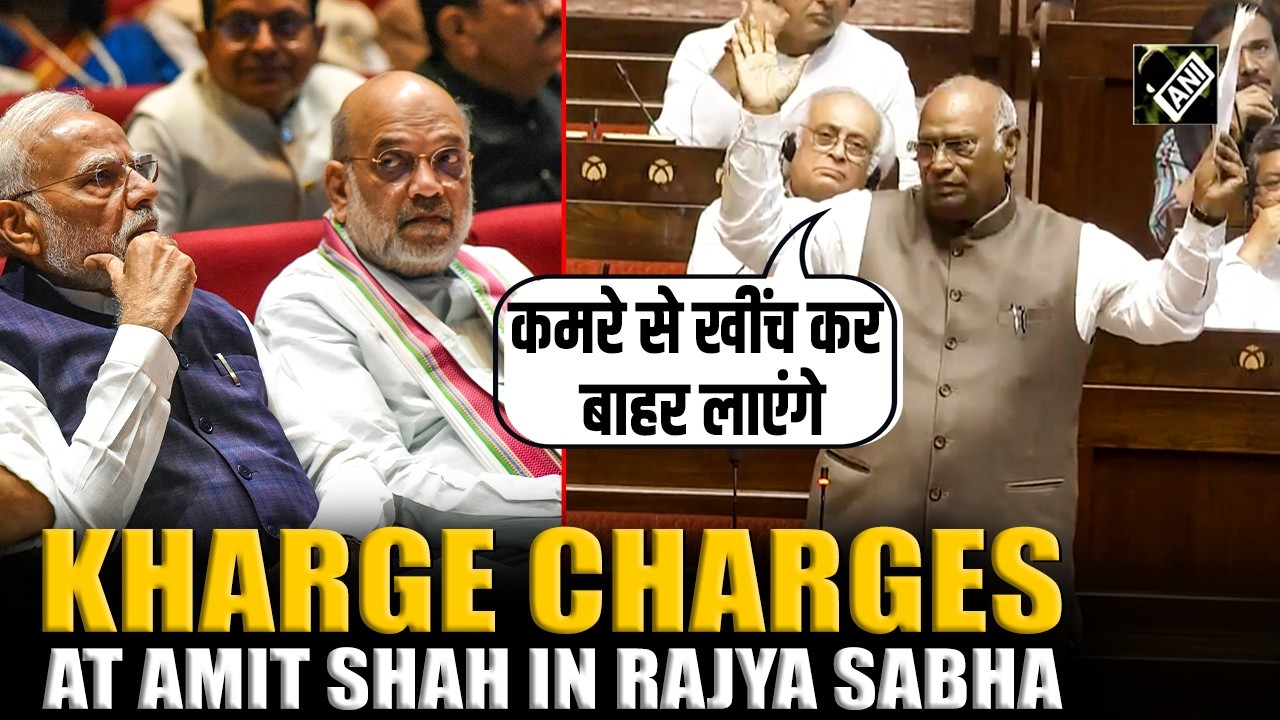 Kharge turns up heat on HM Amit Shah in RS, demands answers on student protest crackdown