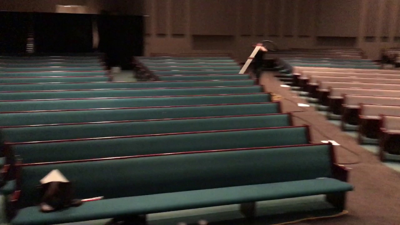 My guide dog takes me off stage at church to find my purse on the front row.
