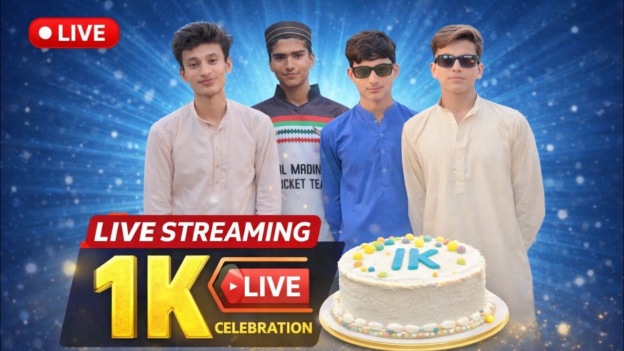 LIVE 🔴 1K Subscribers Celebration 🎉 | Thank You So Much | Cake Cutting With Friends”