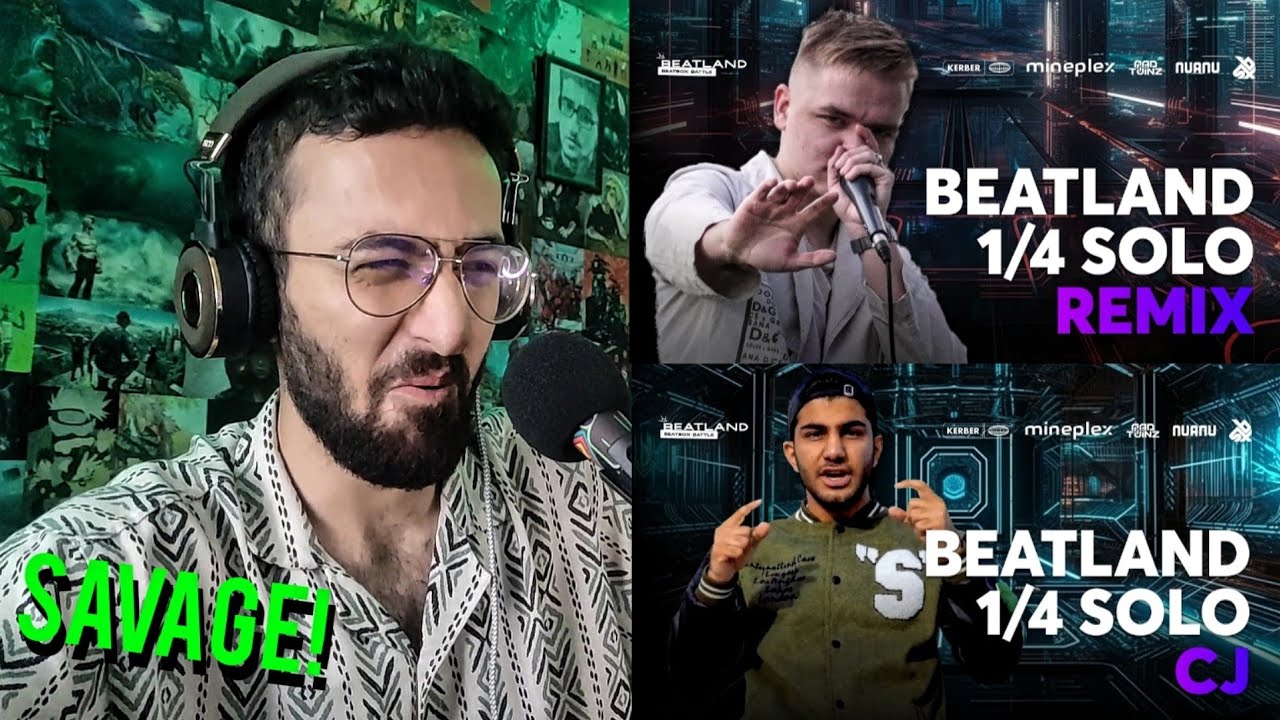 REMIX vs CJ × Beatland round 1/4 × REACTION 🔥👀