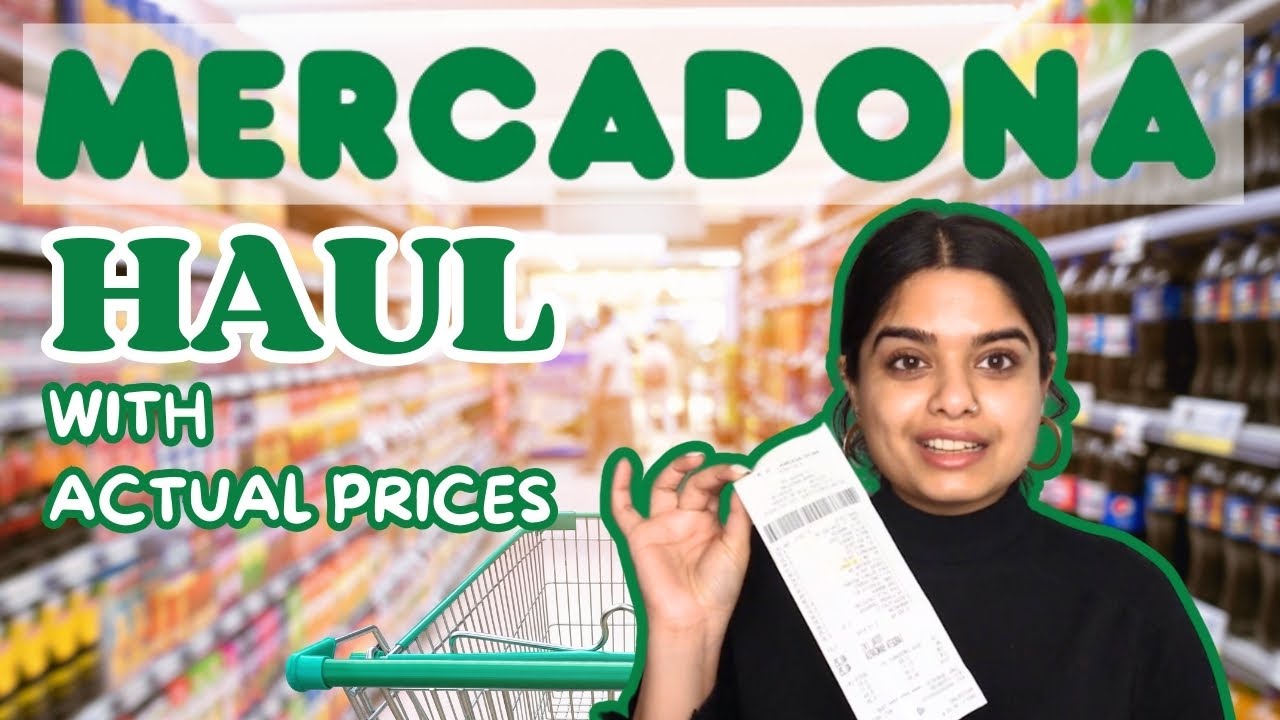 Mercadona Haul in Barcelona 2025 | Grocery Shopping with Real Prices in Barcelona