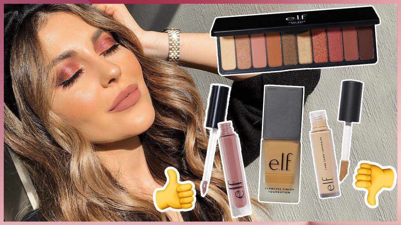 Full Face of ELF Makeup  | Hits & Misses