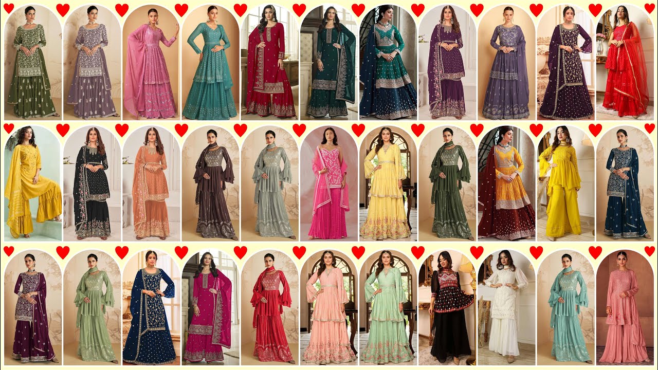 new stylish Sharara suit design | stylish Sharara suit | Sharara dress Sharara suit| @Fashion Fire