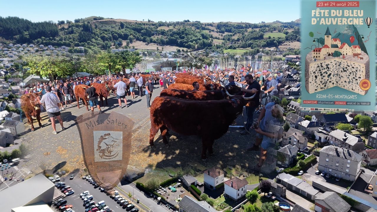 3° édition du Concours des MISS SALERS à la fête du Bleu à Riom-es-Montagnes